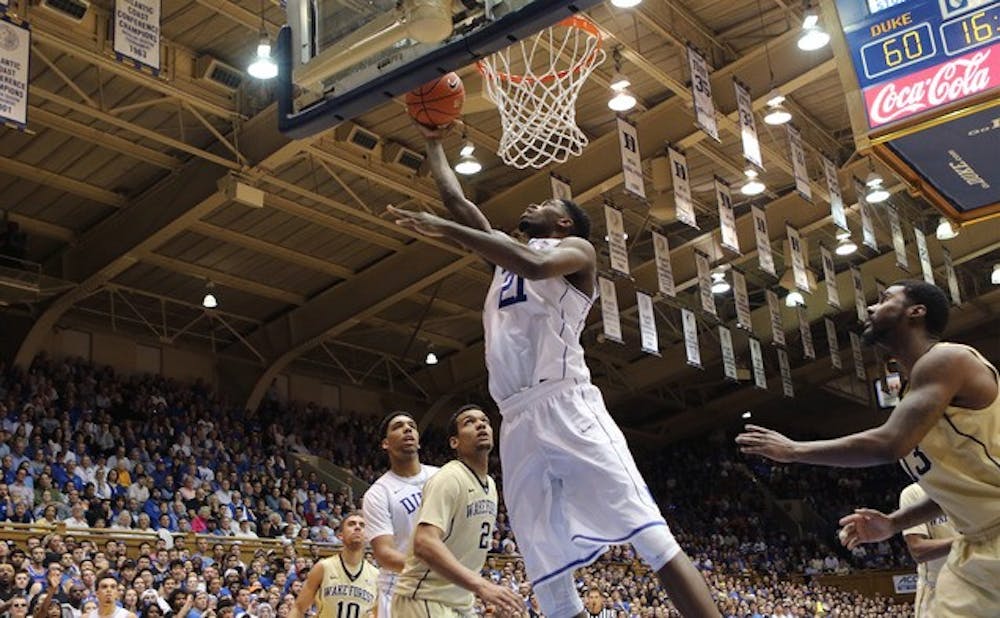 Junior forward Amile Jefferson will look to have an impact inside against a deep N.C. State frontline.