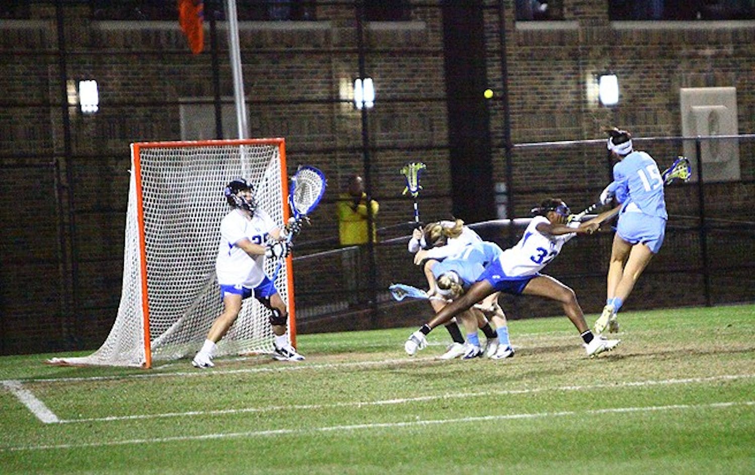 Duke goalkeeper Kelsey Duryea will have to defend an OSU offense that averages 12.9 goals per game.