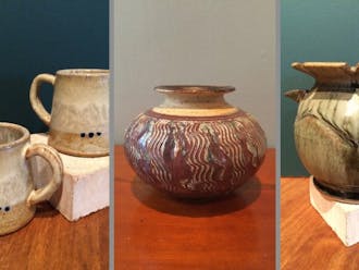 Salazar has made a wide variety of pottery pieces in his spare time.