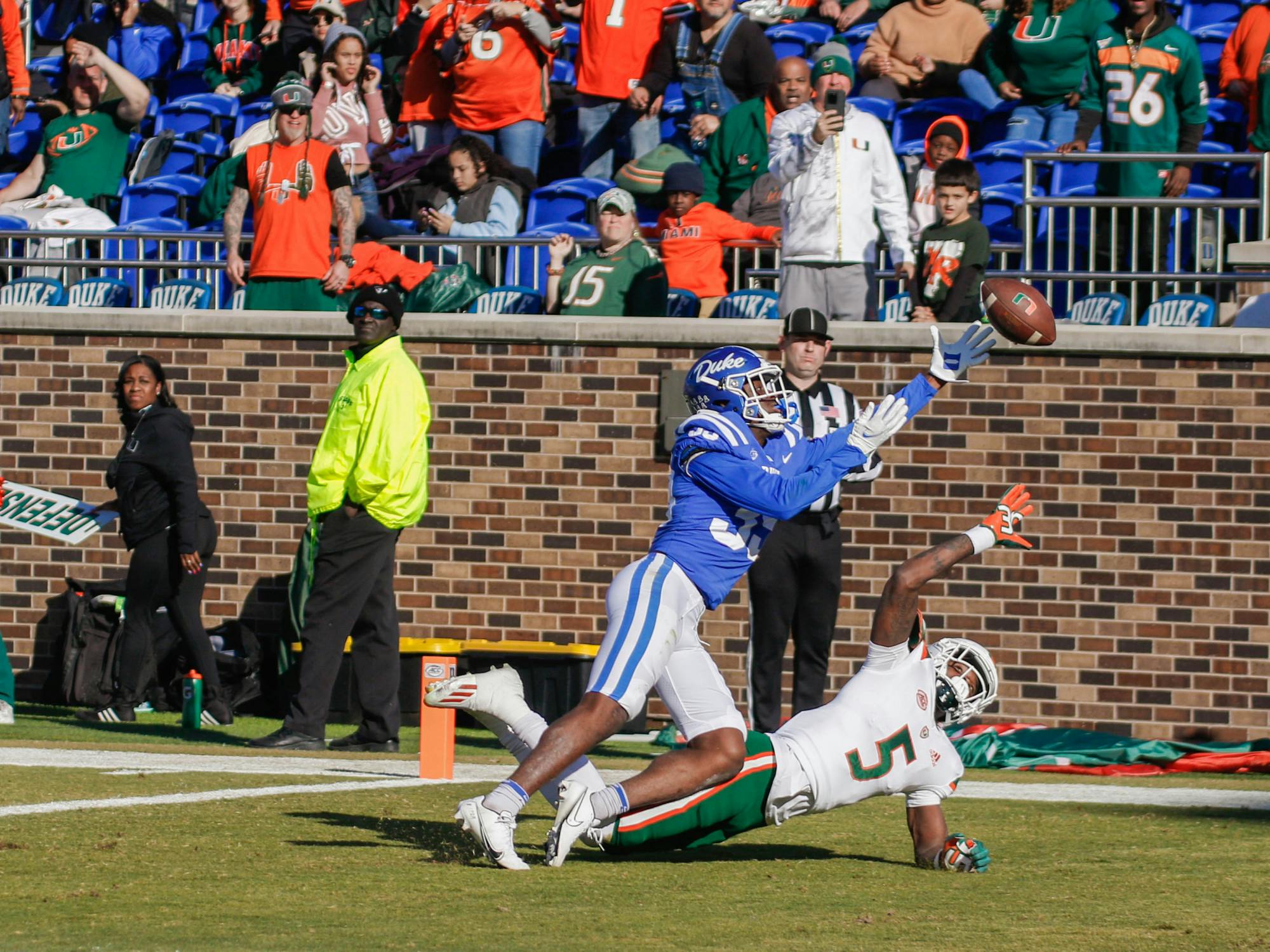 XFactor Duke football must rely on Joiner to limit explosive Hurricane receivers The Chronicle