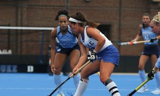 Graduate forward Hannah Miller was key in Duke's 9-0 win against Longwood, totaling 11 points. 