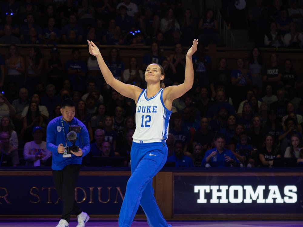 Sophomore Delaney Thomas will look to make more of a mark on Duke's team this year.