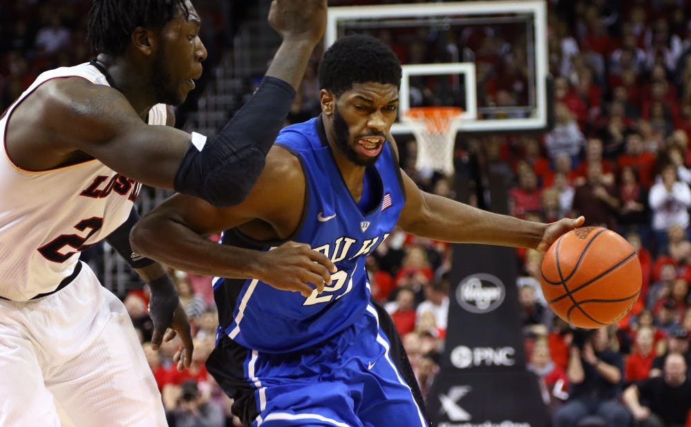 Jefferson outdueled Preseason AP All-American Montrezl Harrell in the paint all afternoon, as Louisville's energetic forward struggled to find an offensive rhythm.