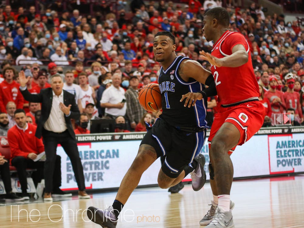 <p>No. 1 Duke fell to Ohio State after shooting 38.5% from the field.</p>