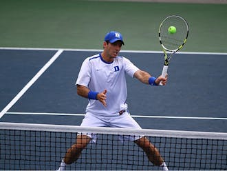 Henrique Cunha recorded a 6-0, 6-0 victory in Duke's first round sweep of Coastal Carolina.