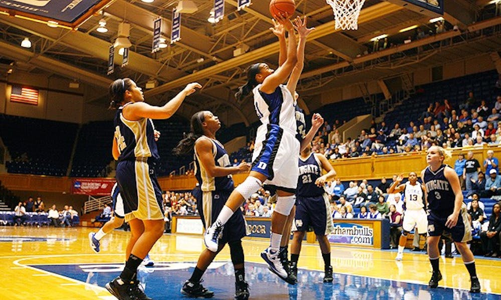 After two years playing in the WNBA and abroad, Joy Cheek is back as an assistant coach for the Blue Devils.