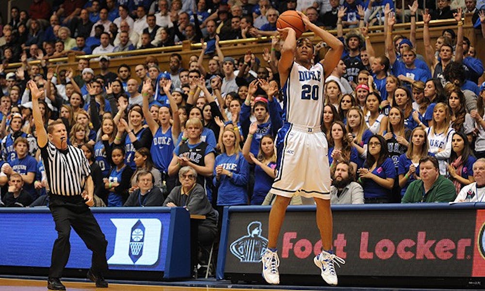 Sophomore Andre Dawkins delivered his best game in a Duke uniform, scoring 28 points in his first ever start.
