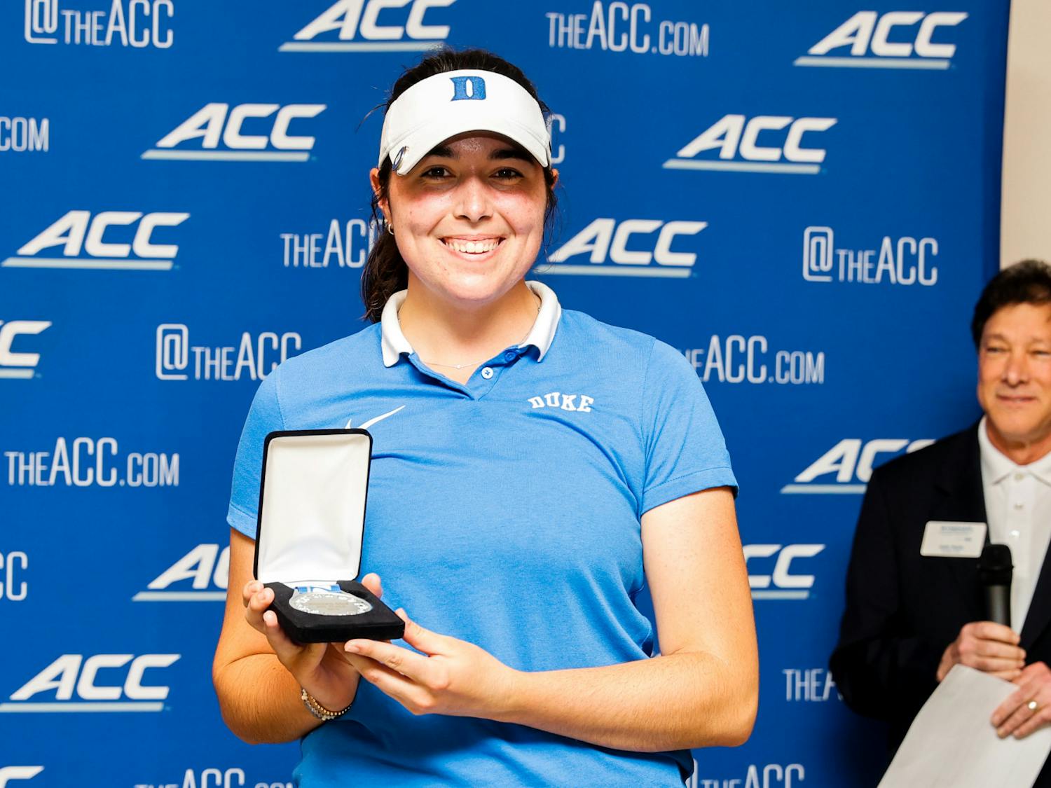 Phoebe Brinker placed second individually at the ACC Championship, one year after winning the individual title.