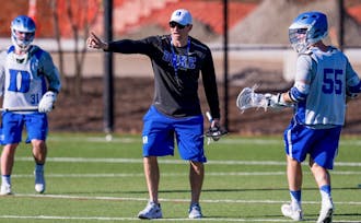 Matt Danowski returned to Durham to be an assistant coach under his father in 2012 and works primarily with Duke's attackmen.
