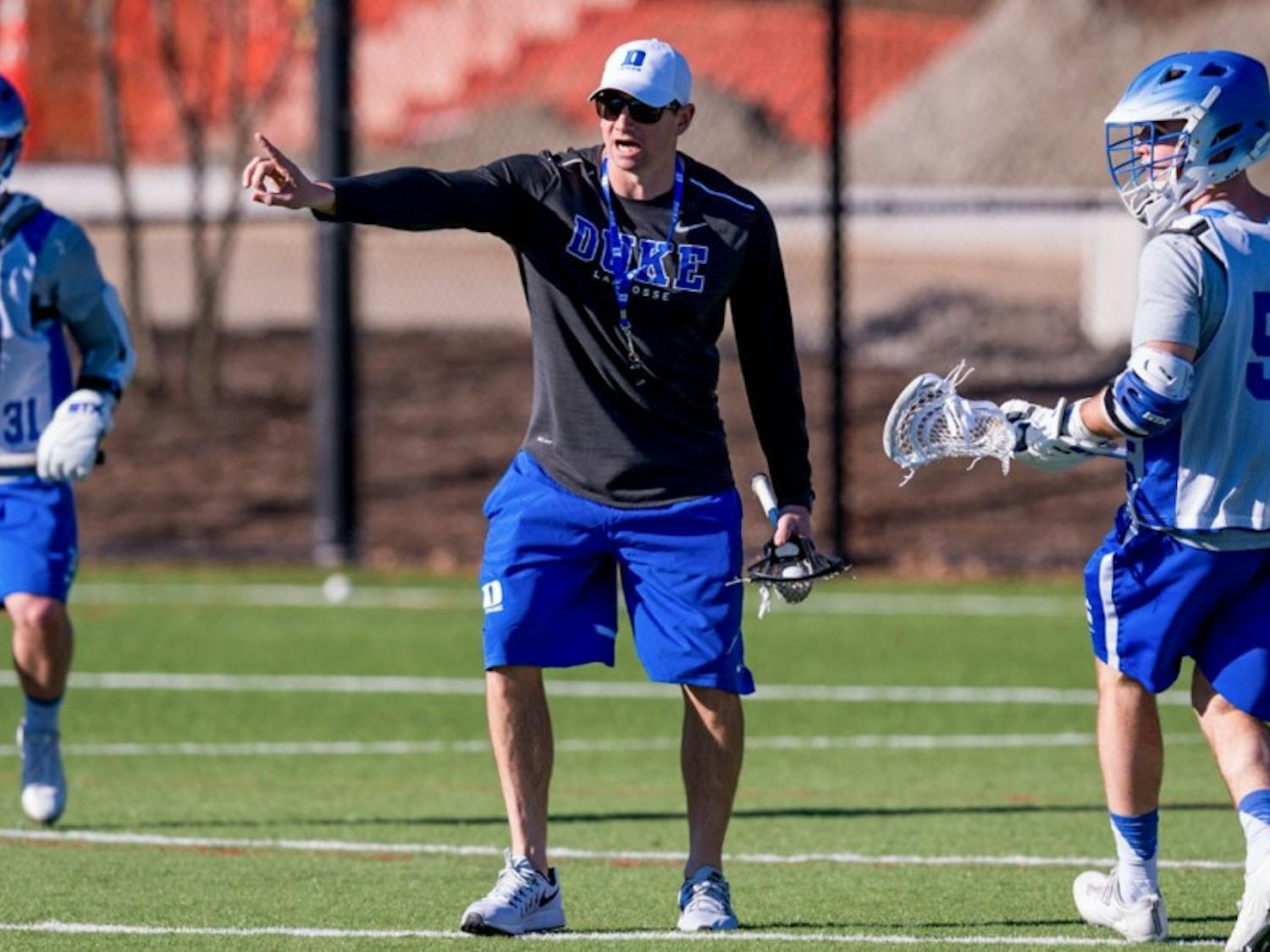 Matt Danowski returned to Durham to be an assistant coach under his father in 2012 and works primarily with Duke's attackmen.
