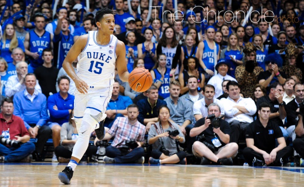 Freshman Frank Jackson has been battling a sore foot and scored in single digits for the first time this season Tuesday.&nbsp;