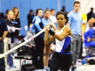 Pole-vauler Megan Clark earned eight points for Duke&mdash;which finished 21st&mdash;with her&nbsp;second-place finish in her signature event at the NCAA Indoor championships.