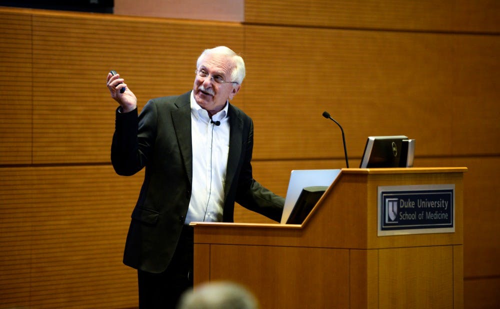 <p>Paul Modrich&nbsp;received the Nobel Prize in Chemistry last year, becoming&nbsp;the second standing faculty member to win a Nobel Prize.</p>