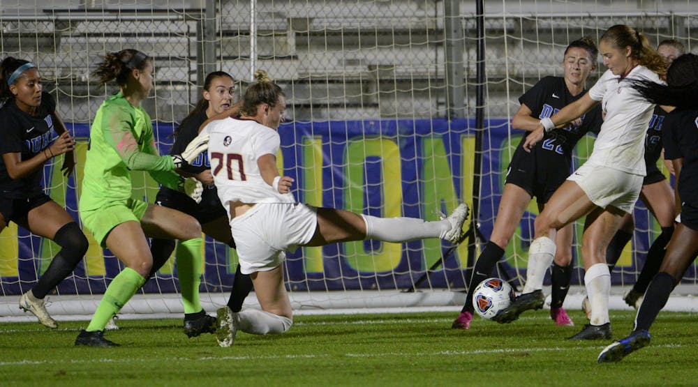 Duke women's soccer simply could not hold off Florida State's lethal offense in the ACC semifinals.