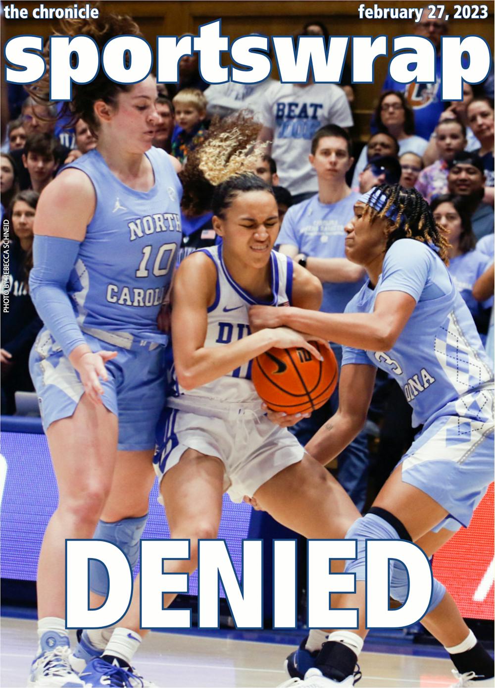 Duke women's basketball dropped its all-important regular-season finale Sunday to North Carolina.