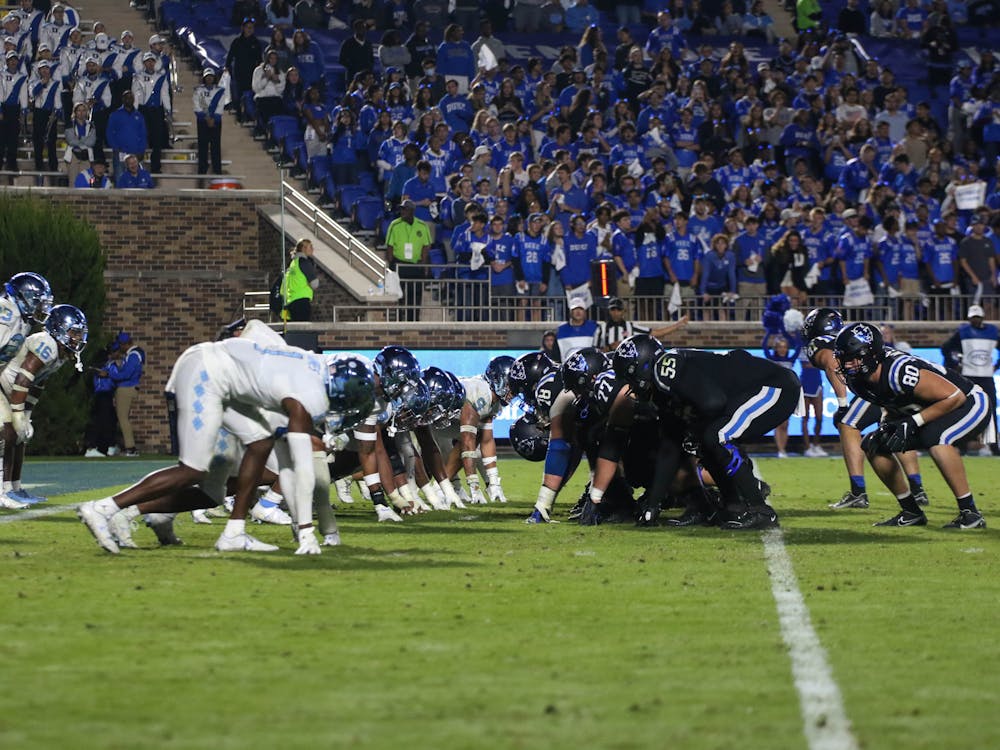 Despite the clear massive strides Duke has made since last season, the Victory Bell will stay in Chapel Hill another year. 