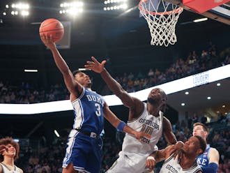 Jeremy Roach led Duke with 20 points in the team's loss to Georgia Tech Saturday.