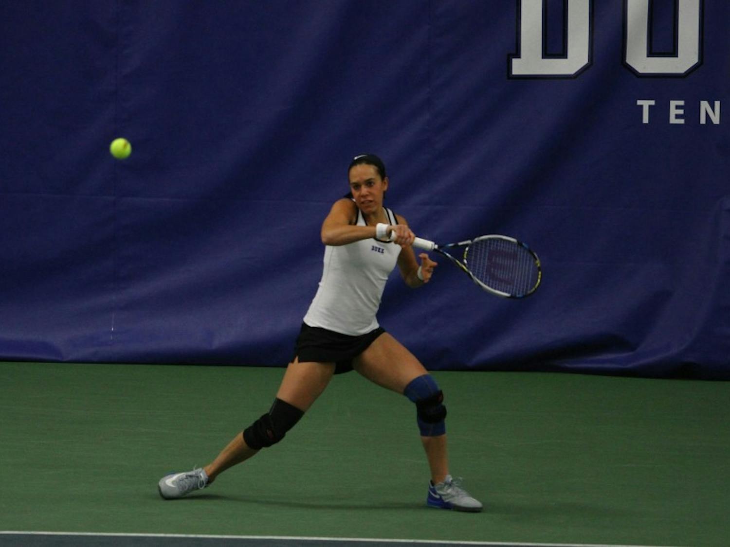 Junior Beatrice Capra is 3-3 in singles play this year and a combined 7-6 with three separate doubles partners.