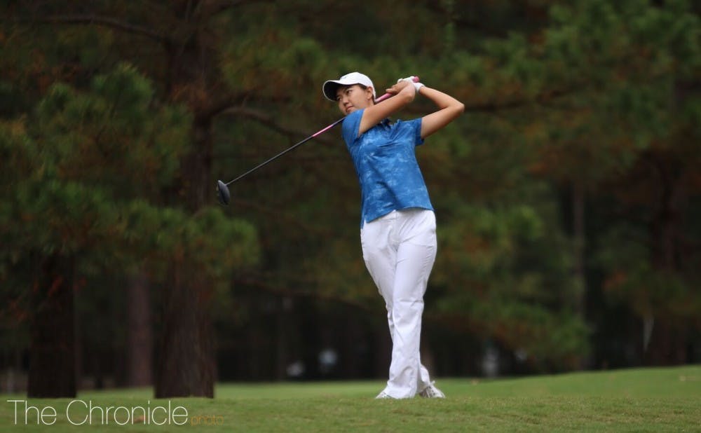 Junior Miranda Wang led the field in birdies in both of Duke's spring tournaments.