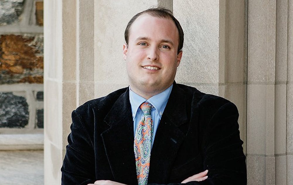 Law and religion graduate student Andrew Barnhill is running for Graduate Young Trustee.