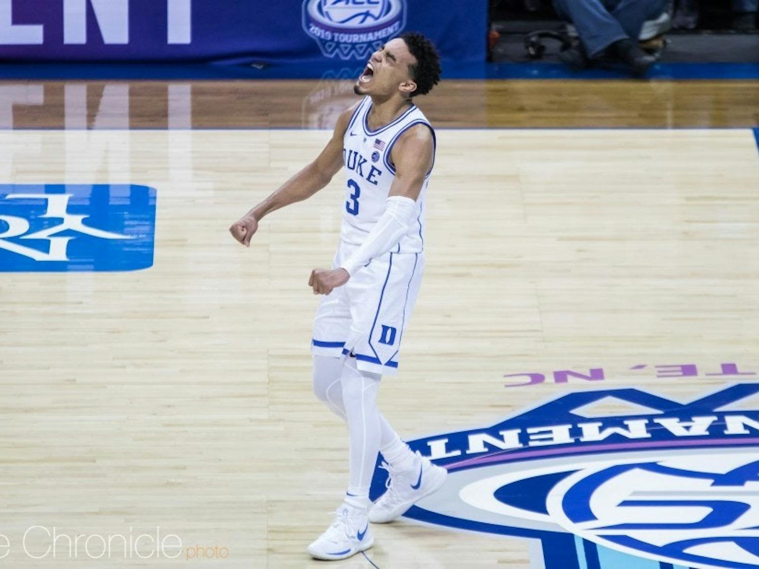 Tre Jones posted a cryptic Instagram caption that suggested he is considering staying at Duke next year.