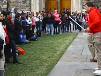 The Duke-Durham School Days program brings local eighth graders to campus each year to learn about Duke.