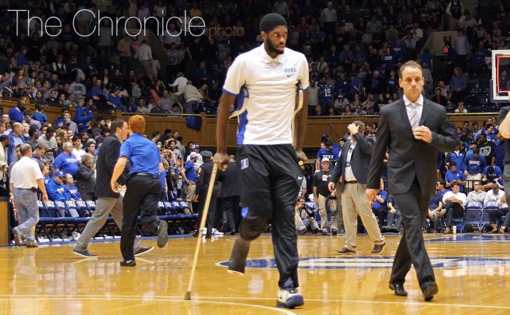 Jefferson starred for the first month of the season, but missed Duke's last 27 games with a fractured right foot.