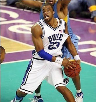 Williams is Duke's all-time leader in rebounds and blocks.