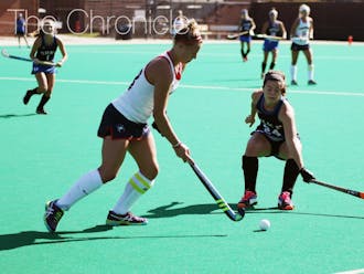 Graduate student Aisling Naughton had both of Duke's goals Friday but the Blue Devils could not hold on to a 2-1 lead.&nbsp;