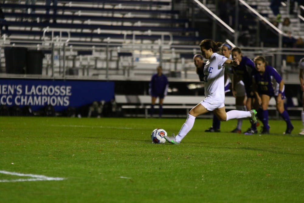 For the second straight game, junior captain Christina Gibbons tacked on an insurance goal via a penalty kick.