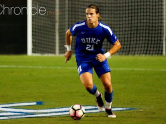 Markus Fjortoft started as a freshman and sophomore and is part of a much-improved Duke defense allowing 1.0 goals per game this season.&nbsp;