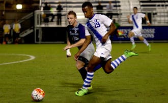 Sophomore Jeremy Ebobisse and the Blue Devils generated plenty of scoring chances Tuesday but were unable to break through in a 1-0 loss to Holy Cross.