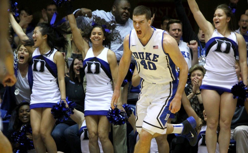 Center Marshall Plumlee recorded seven points and seven rebounds and sank the first free throw of his career in Duke's 78-56 win against Florida State.