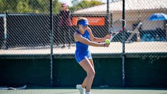 Chloe Beck's win at No. 1 singles was one of many victories for Duke against Furman.