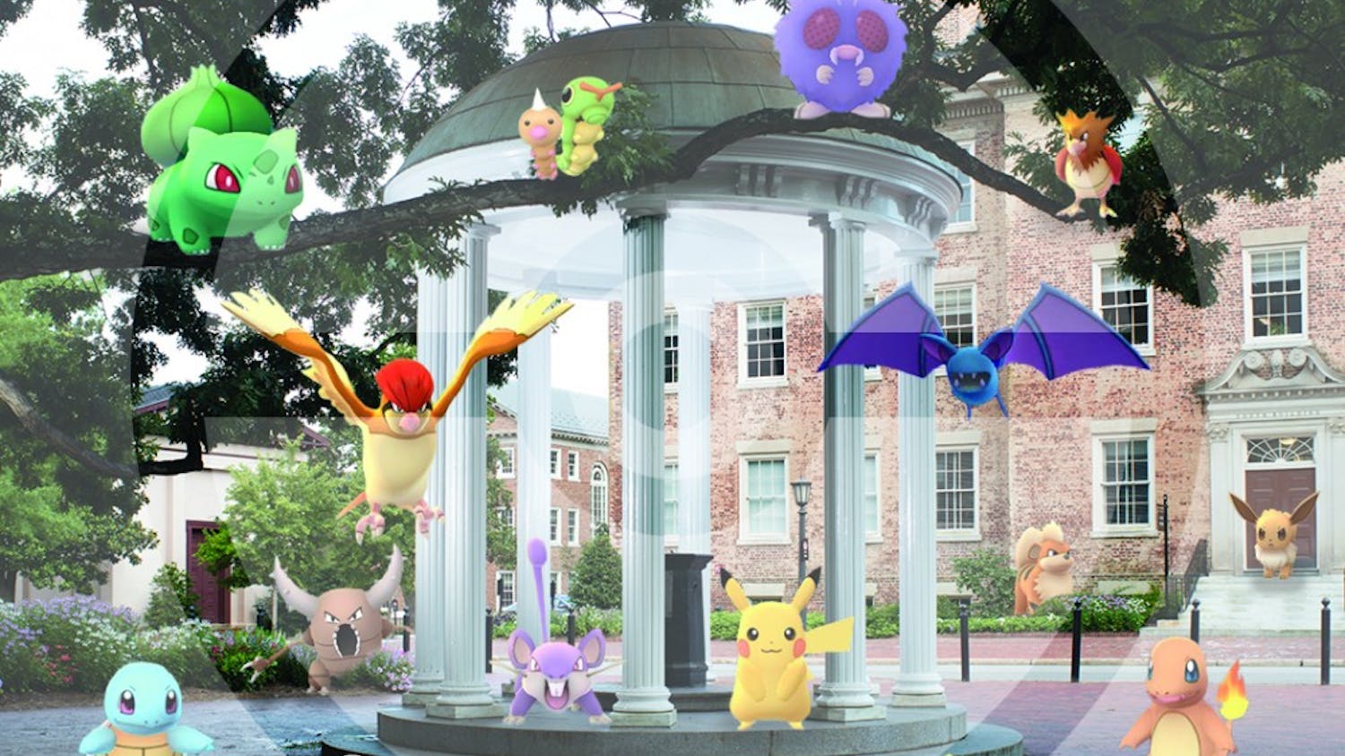 Pokemon Go is taking over UNC's campus.