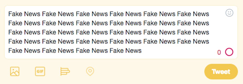 Fake News Tweet