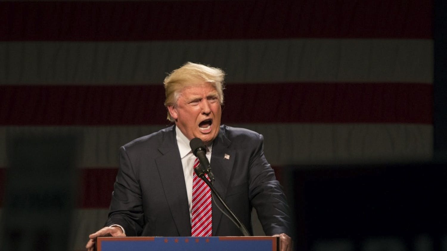 President Donald Trump spoke in the Greensboro Coliseum in June of 2016.&nbsp;