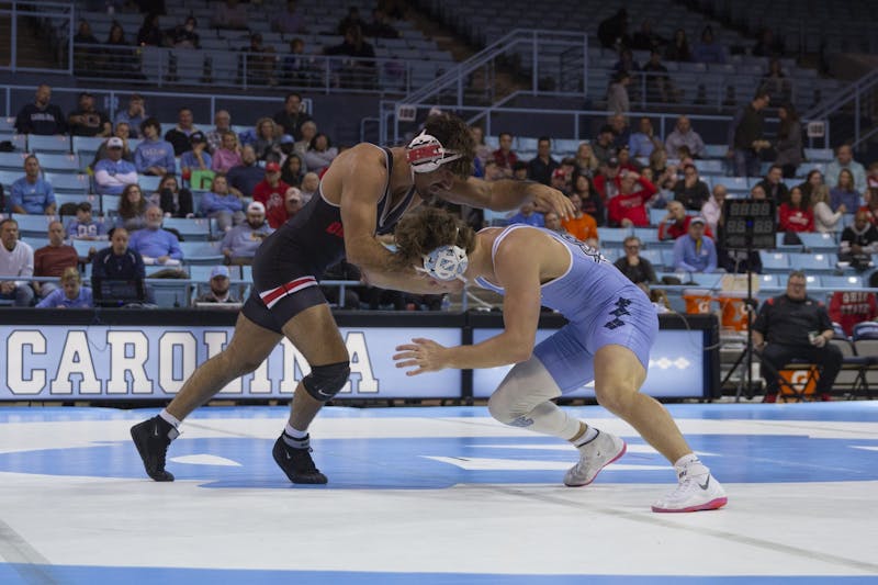UNC wrestling earns third straight win with 37-6 triumph over Duke
