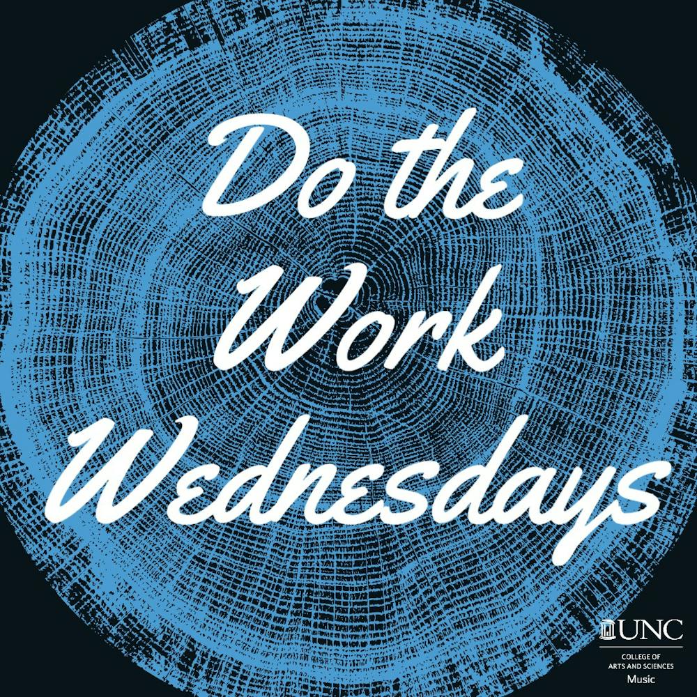 The logo for the Do the Work Wednesdays series. Courtesy of Cat Zachary.