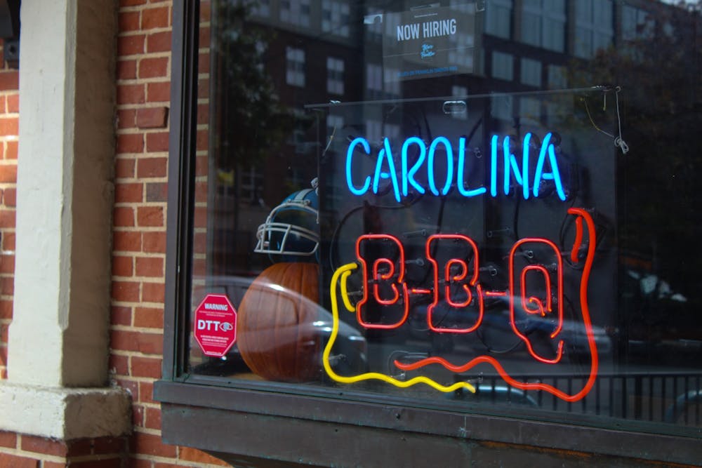 After a number of restaurant closings in the Chapel Hill area due to COVID-19, new businesses such as Andrew Young’s Blue’s BBQ, located at 110 W Franklin St, look to find success during the pandemic.
