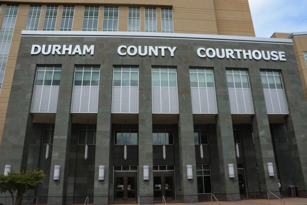 The Durham County Courthouse pictured on Monday, Aug. 22, 2022.