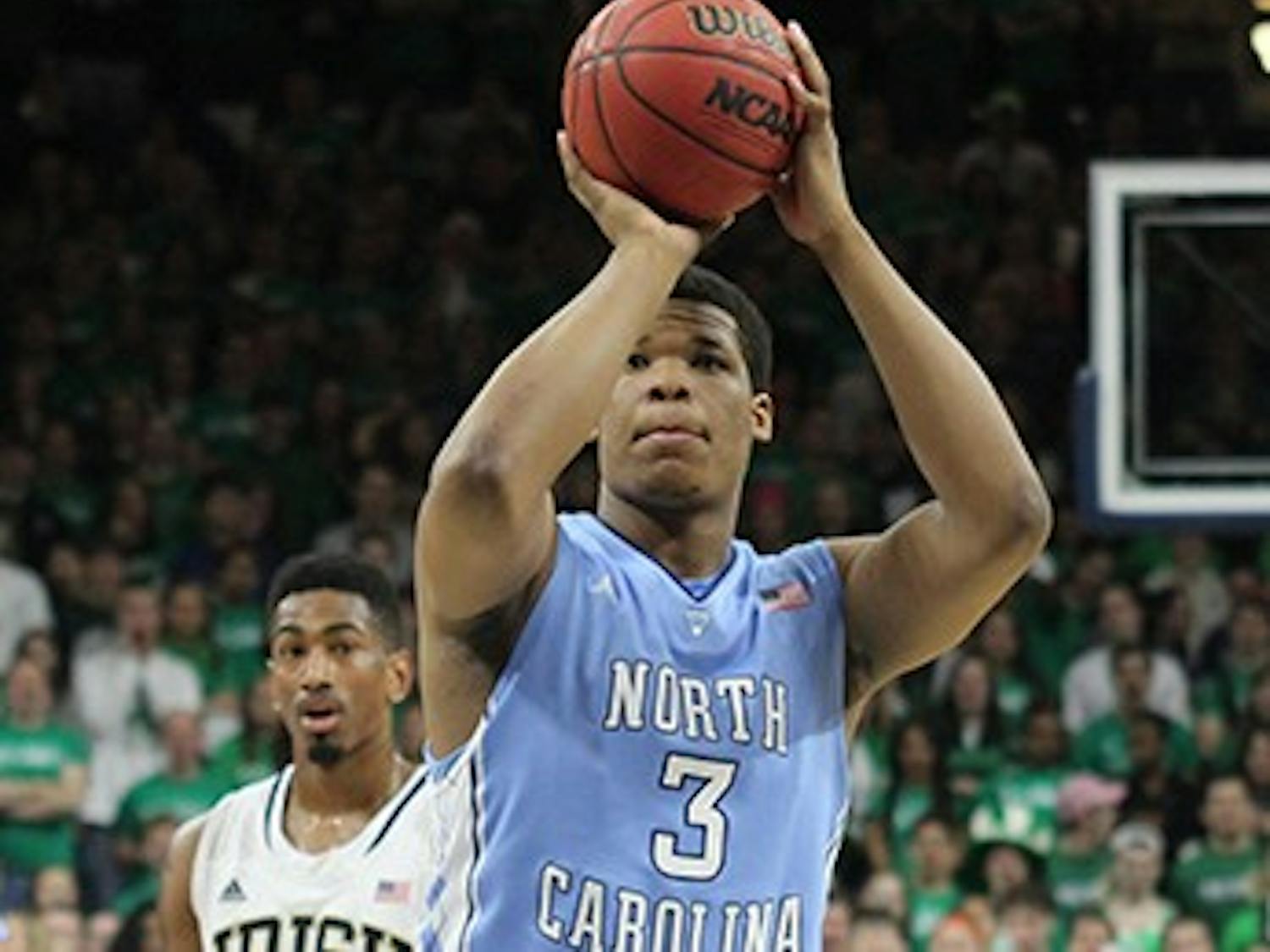 The UNC men's basketball team beat Notre Dame on Saturday, February 8. 