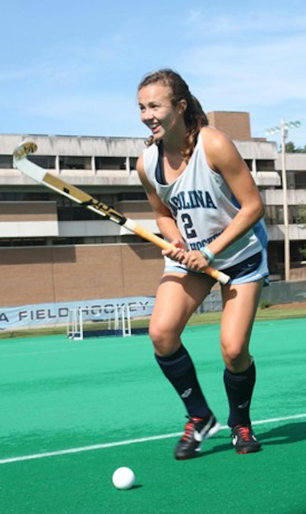 Loren Shealy is a Robertson Scholar field hockey player who is going to Duke in the spring but will still play for UNC. She said that the team is really exciting about their game against Duke tomorrow. "I'm excited to take classes there in the spring- it's a great university- and we are big rivals but when I hit the field it's all Carolina," Loren said. "It will be a great learning experience," she said. 