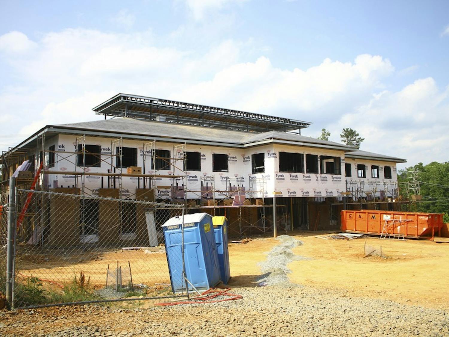 Construction continues on the Chapel Hill-Carrboro Inter-Faith Council for Social Services’ men’s homeless shelter and community kitchen’s new location.