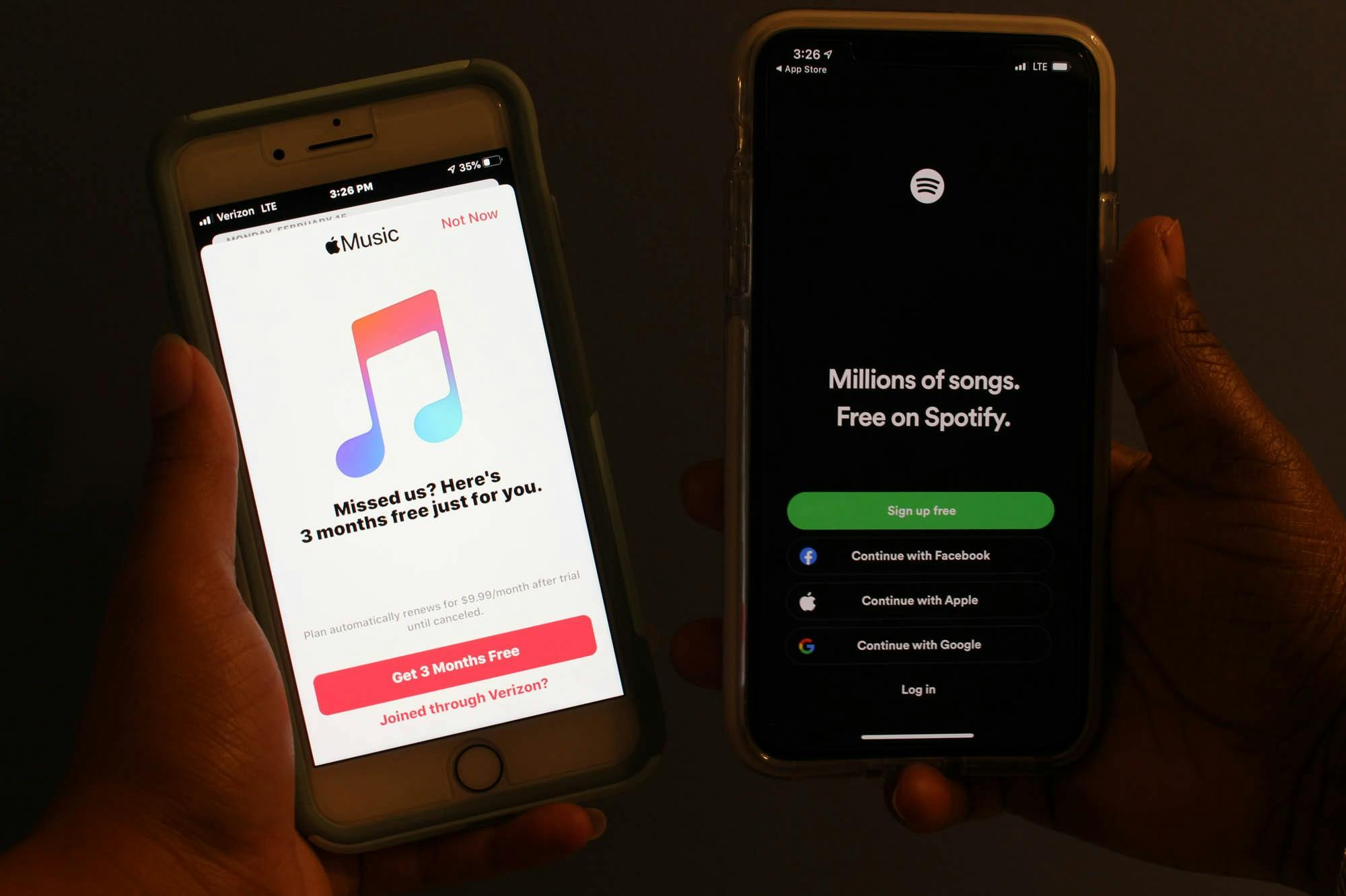 apple music vs spotify 2021