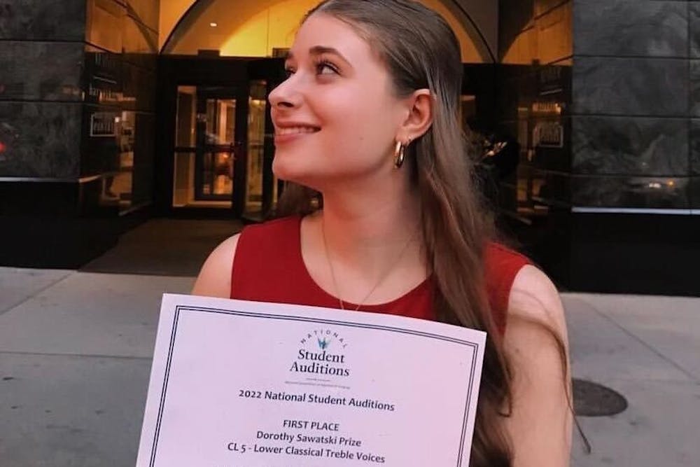 UNC student wins first place in division of NATS, a national singing