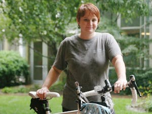 Amanda Kramer is biking across the state to call attention to cuts to public education. She leaves on Wednesday.