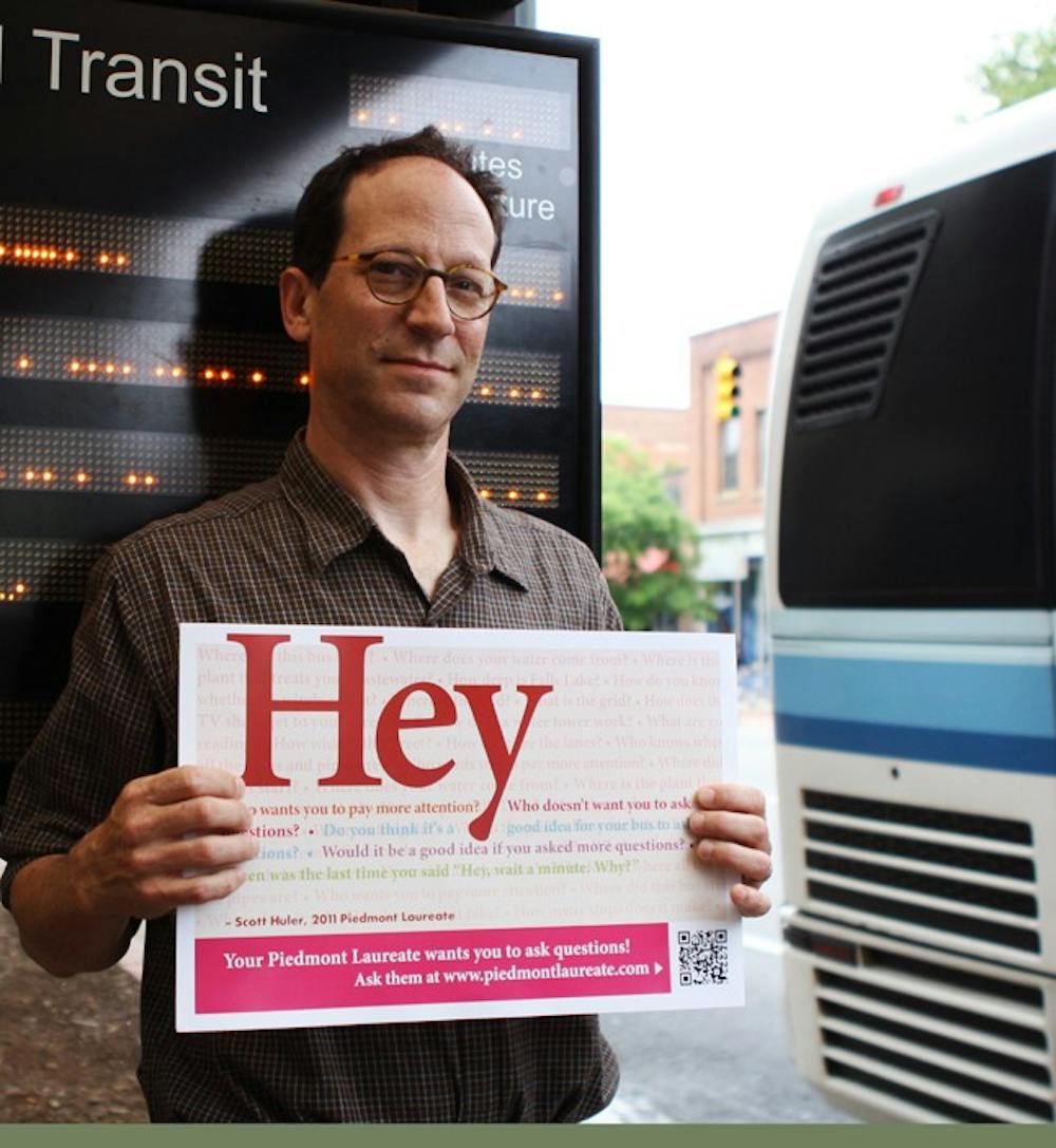 Photo: Piedmont Laureate’s words to grace Triangle-area buses (Erin Hull)