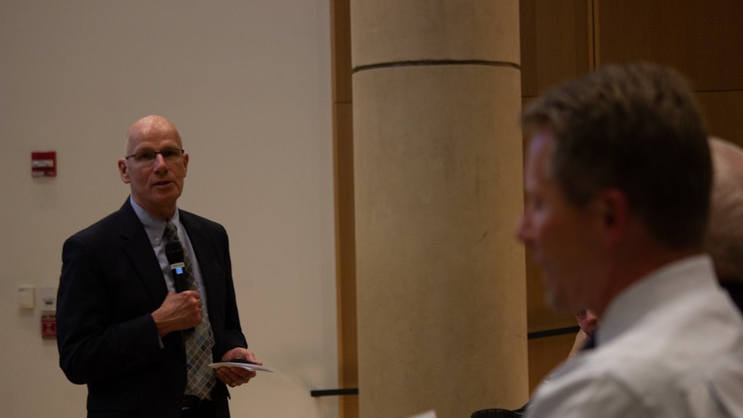 &nbsp;Executive Vice Chancellor and Provost Robert Blouin discussed digital education at UNC at a previous Faculty Executive Committee meeting in March 2019.&nbsp;