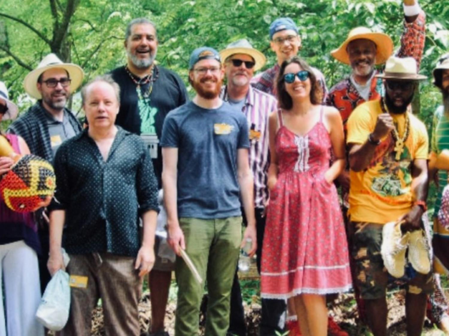 Triangle Afrobeat Orchestra will be collaborating with Paperhand Puppet Intervention to celebrate the arts and fundraise for public school arts programs. Photo courtesy of Labarrian Jones.